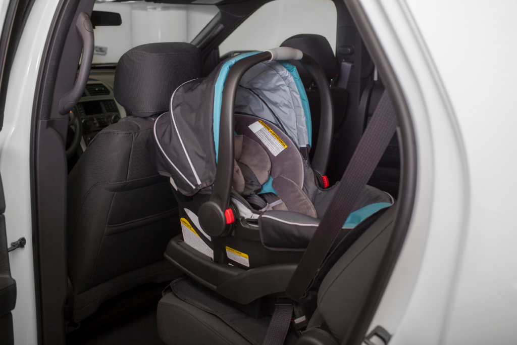 A car seat.