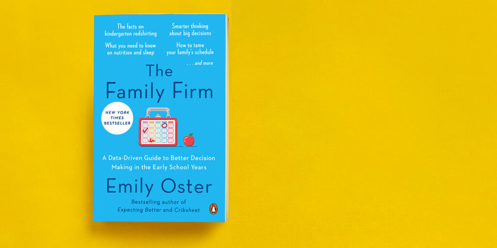 An image of "The Family Firm" on a yellow background.