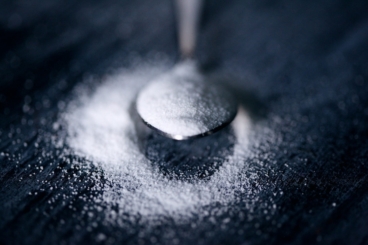 A spoon full of xylitol