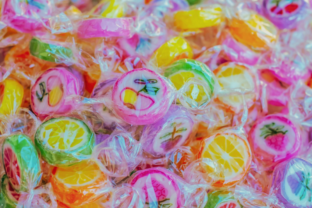 Colorful candies.